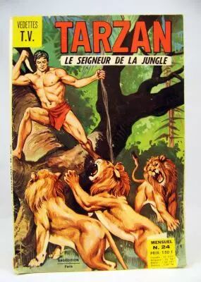 Tarzan Vedettes T.V. Monthly Magazine #24 1970 - Sag�dition
