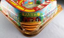 Technofix GE 307 Tin Wind-Up Roller Coaster Toy 2 Vehicles with Key no Box Mechanical tin Train 