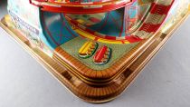 Technofix GE 307 Tin Wind-Up Roller Coaster Toy 2 Vehicles with Key no Box Mechanical tin Train 