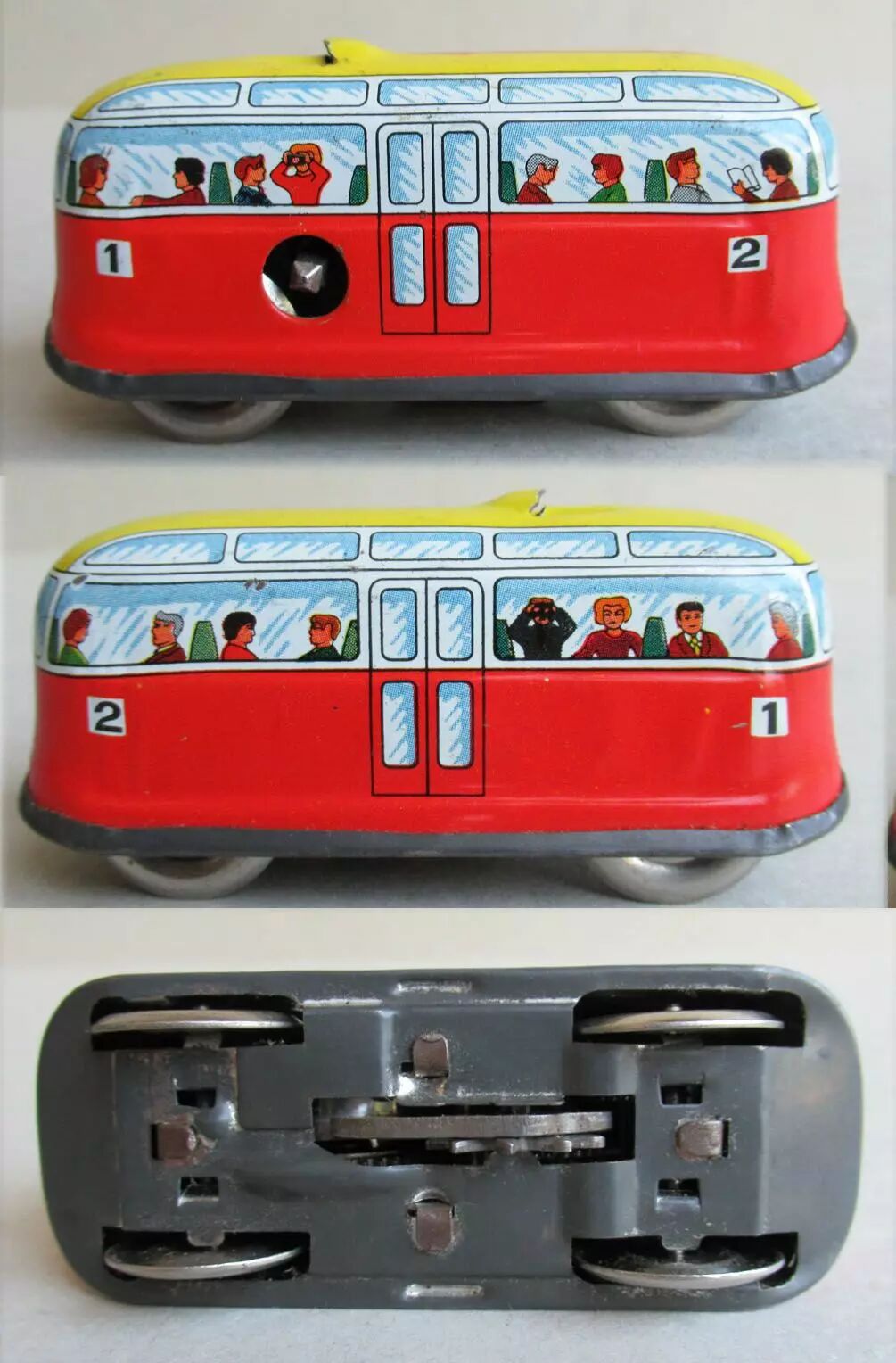 Technofix GE 312 Boxed Rocky Mountains Train Mechanical tin Toy