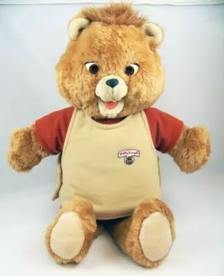Teddy Ruxpin - Peluche parlante anim�e magn�tophone - World of Wonders 1985 (occasion)