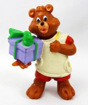 Teddy Ruxpin - Yolanda pvc figure - Teddy with gift box