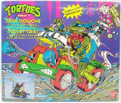 ミュータントタートルズTMNT TOILET TAXI Playmates Teenage Mutant Ninja Turtles 40th Anniversary