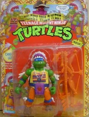 TMNT WACKY WILD WEST ミケランジェロ タートルズ 1992 Wacky Wild West Chief Leo (Teenage Mutant Ninja Turtles (TMNT