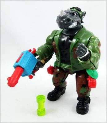 Teenage Mutant Ninja Turtles - 1993 - Mutations - Mutatin\' Rocksteady (loose)