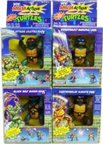 Teenage Mutant Ninja Turtles - 1993 - Ninja Action Turtles - Set of 4 Turtles : Leo, Raph, Mike, Don