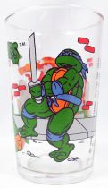 Teenage Mutant Ninja Turtles - Amora drinking glass 1990 - Leo & Mikey vs. Bebop & Rocksteady