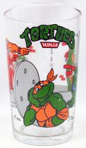 Teenage Mutant Ninja Turtles - Amora drinking glass 1990 - Leo & Mikey vs. Bebop & Rocksteady