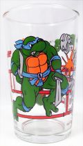 Teenage Mutant Ninja Turtles - Amora drinking glass 1990 - Leo, Raph, April & the Mousers