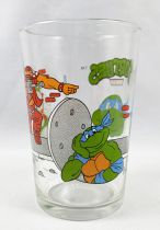 Teenage Mutant Ninja Turtles - Amora drinking glass 1990 - Leonardo Signature Portrait