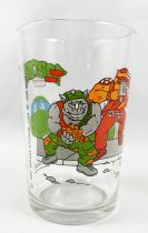 Teenage Mutant Ninja Turtles - Amora drinking glass 1990 - Leonardo Signature Portrait