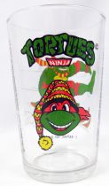 Teenage Mutant Ninja Turtles - Amora drinking glass 1992 - Raphael on a snow sled