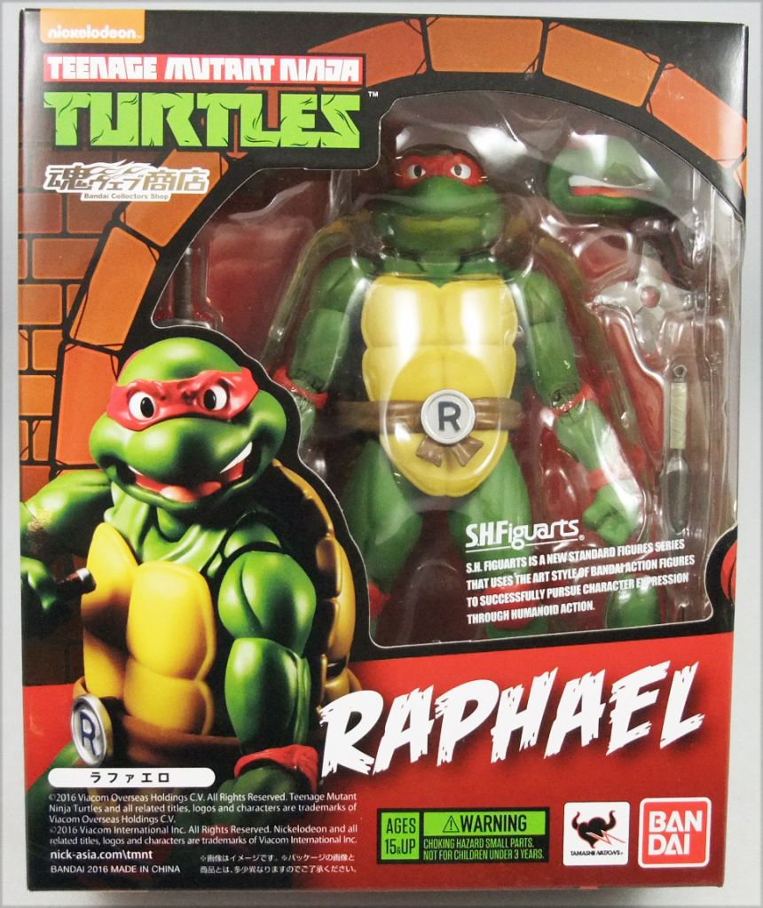 Bandai Teenage Mutant Ninja Turtles TMNT Raphael SH Figuarts Action Figures Toy