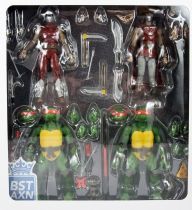 Teenage Mutant Ninja Turtles - BST AXN - Mirage Comics 4-pack - 5\  figures Donatello, Raphael, Shredder, Elite Foot Soldier