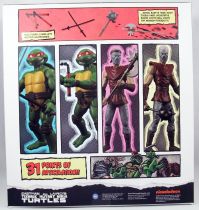 Teenage Mutant Ninja Turtles - BST AXN - Mirage Comics 4-pack - 5\  figures Michelangelo, Leonardo, Foot Soldiers