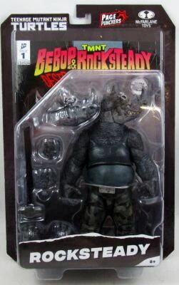 Teenage Mutant Ninja Turtles - McFarlane Toys - Page Punchers figure - Rocksteady