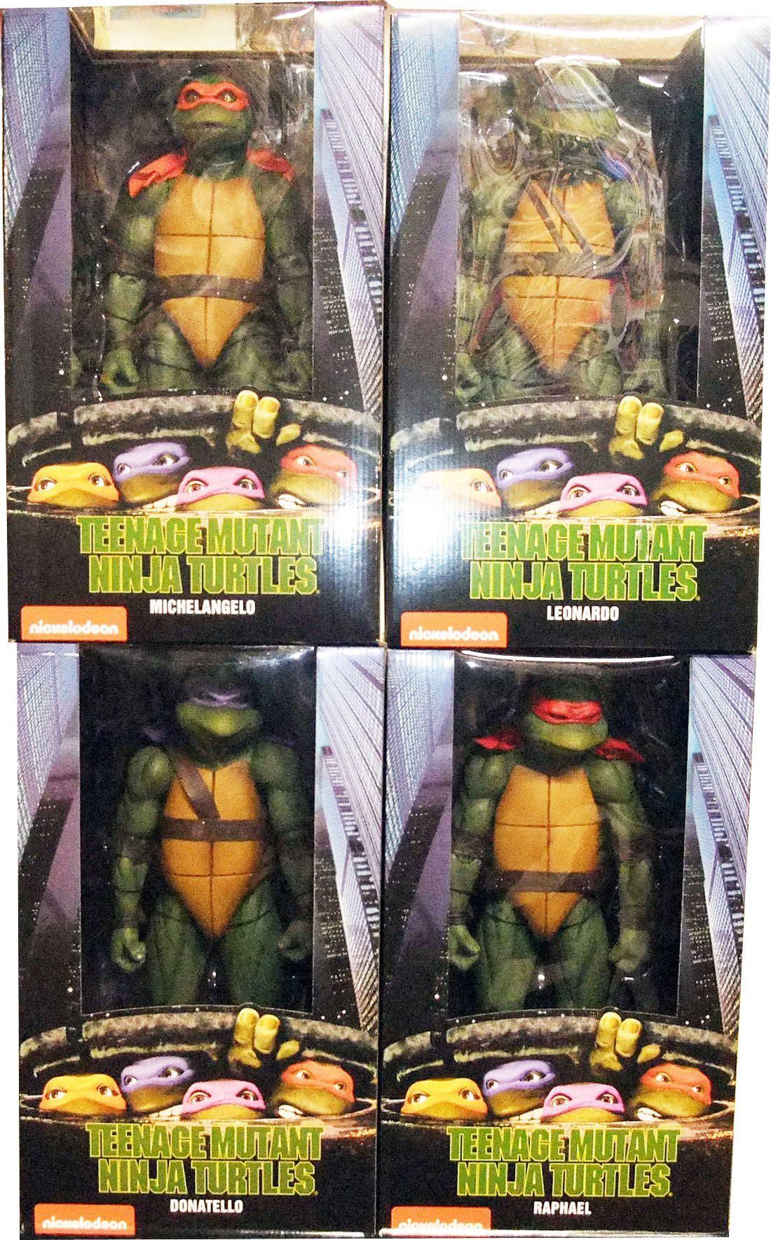 Teenage Mutant Ninja Turtles NECA Leonardo and Donatello (Cartoon)