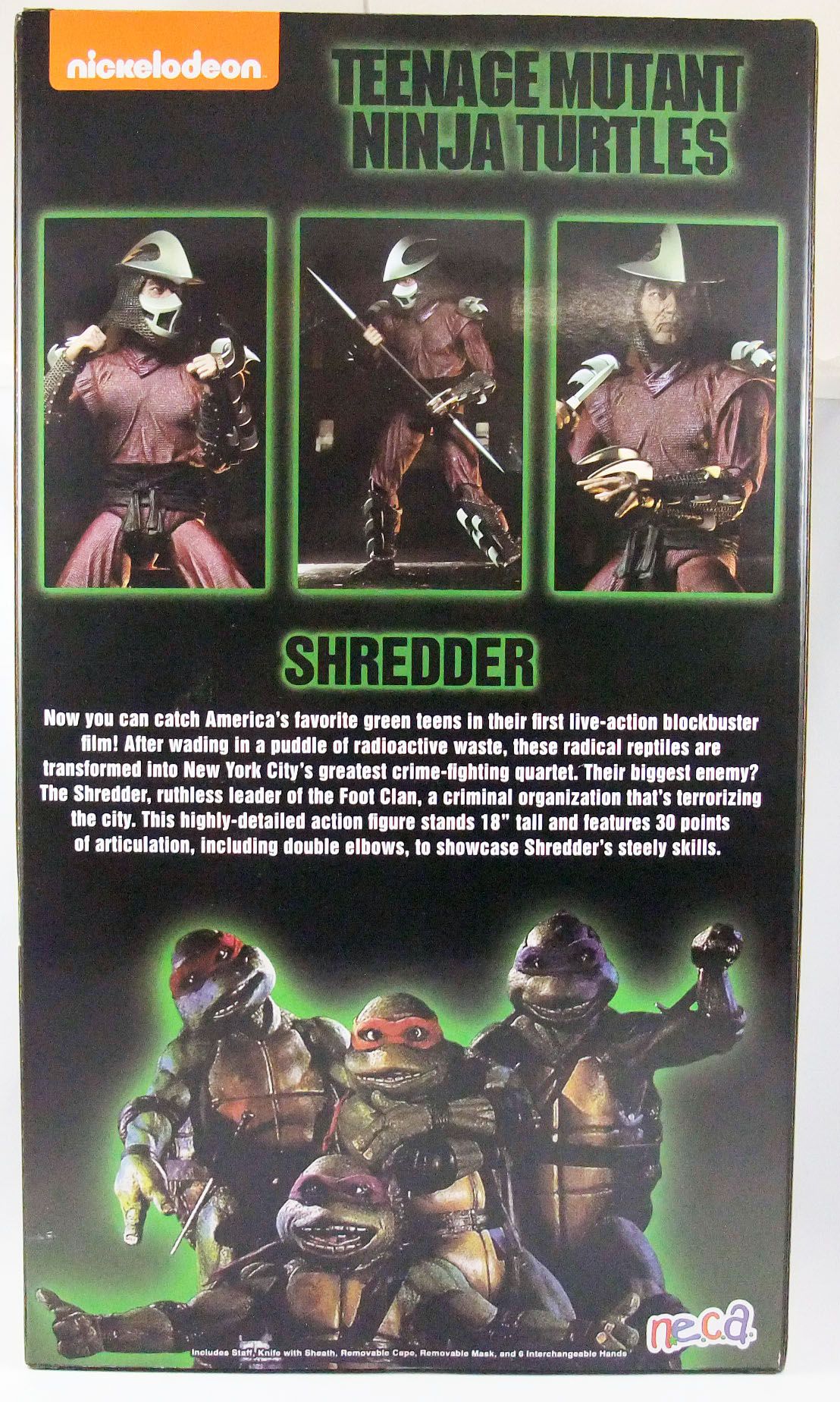 NECA TMNT 90s Movie Teenage Mutant Ninja Turtles Shredder