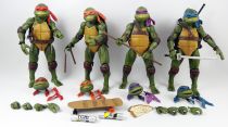 Teenage Mutant Ninja Turtles - NECA - 1990 Movie Turtles : Leo, Raph, Mike, Don (loose)