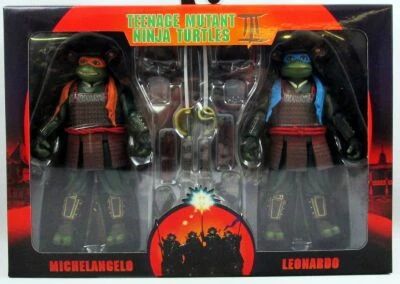 Teenage Mutant Ninja Turtles - NECA - 1993 Movie Michelangelo & Leonardo \ TMNT III\ 