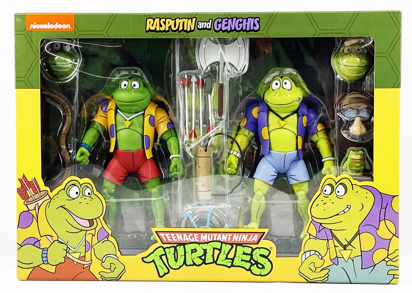 Teenage Mutant Ninja Turtles - NECA - Animated Series Rasputin the Mad Frog  & Genghis Frog