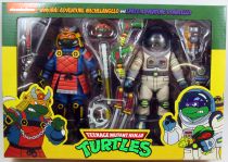 Teenage Mutant Ninja Turtles - NECA - Animated Series Samurai Michelangelo & Space Donatello