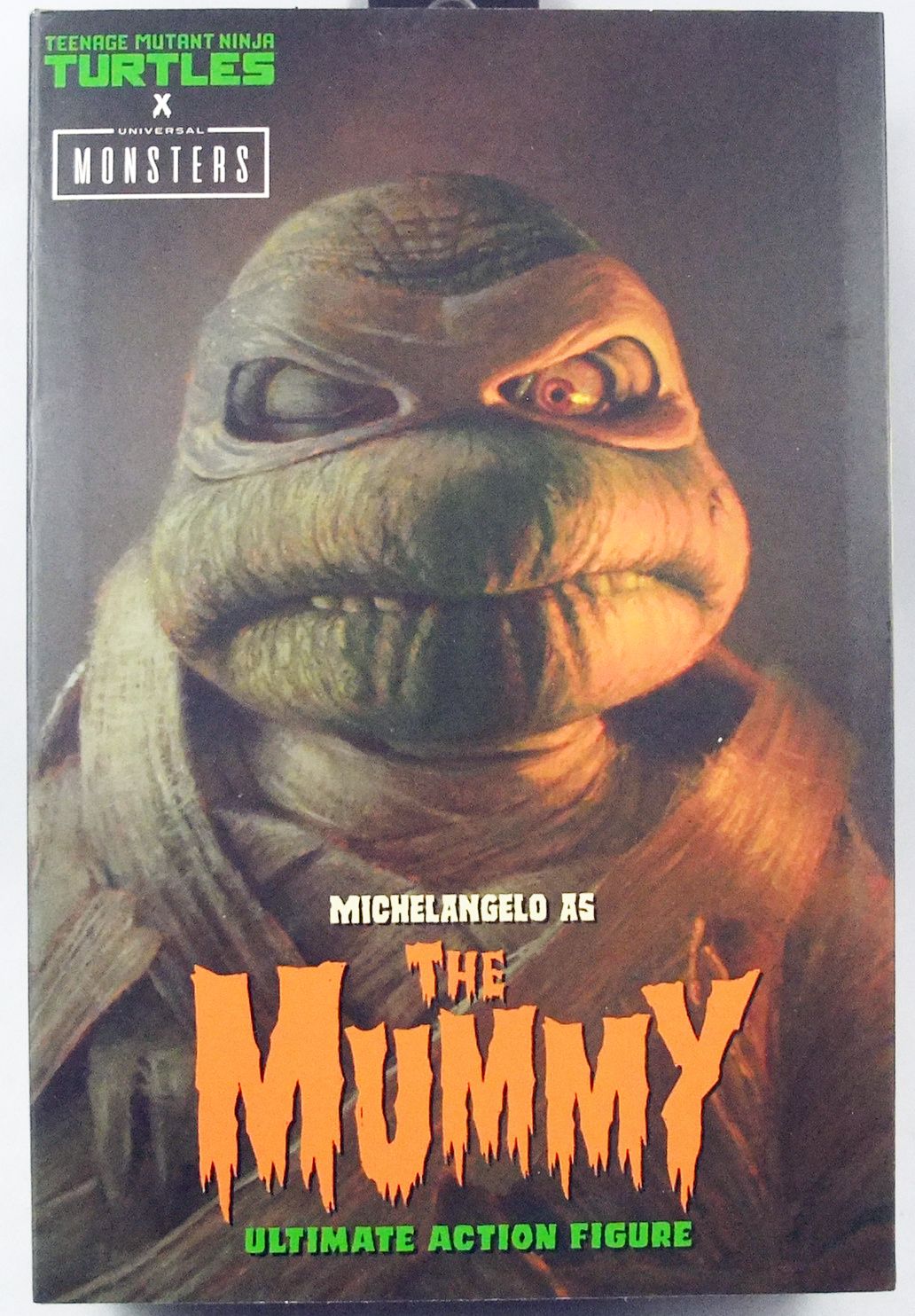 Unviersal Monsters x Teenage Mutant Ninja Turtles: Michelangelo as The  Mummy Ultimate 7 Action Figure