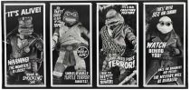 Teenage Mutant Ninja Turtles - NECA - Universal Monsters Mutant Monster Mash 4-pack (Black & White)