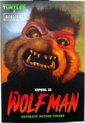 Teenage Mutant Ninja Turtles - NECA - Universal Monsters Raphael as The Wolfman