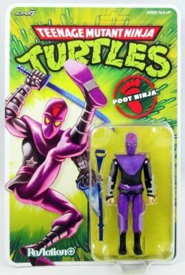 Teenage Mutant Ninja Turtles - Super7 ReAction+ Figures - Foot Soldier