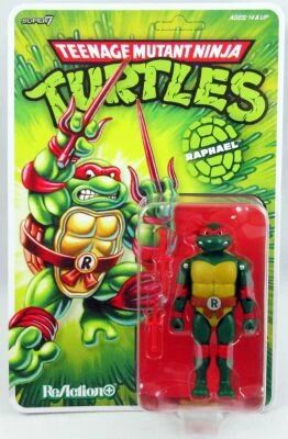 Teenage Mutant Ninja Turtles - Super7 ReAction+ Figures - Raphael