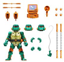 Teenage Mutant Ninja Turtles - Super7 Ultimates Figures - Warrior Metalhead Michelangelo