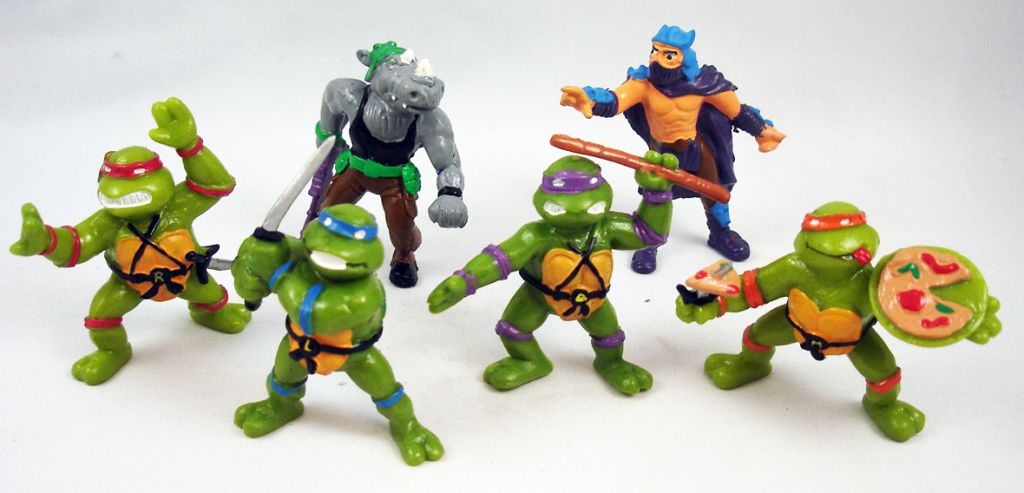 Pvc figure yolanda turtle ninja turtles tmnt-full set