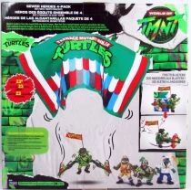 Teenage Mutant Ninja Turtles (Classic Mutants) - Playmates - Sewer Heroes Military Mutants 4-pack with Parachute
