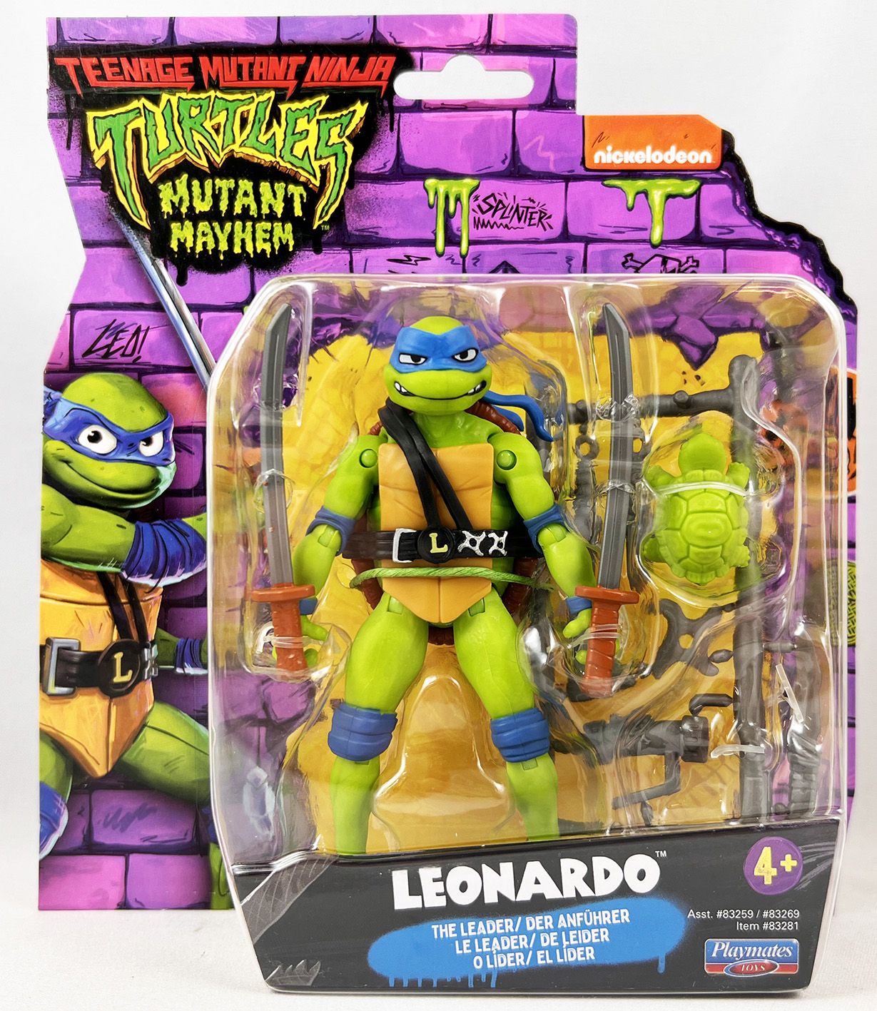 Teenage Mutant Ninja Turtles: Mutant Mayhem Movie - Playmates - Leonardo