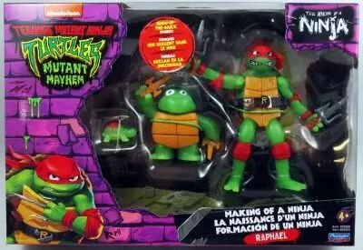 Teenage Mutant Ninja Turtles: Mutant Mayhem Movie - Playmates - Raphael \ Making of a Ninja\ 