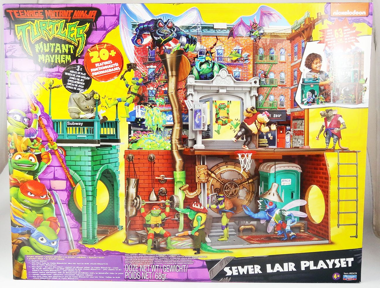 Teenage Mutant Ninja Turtles: Mutant Mayhem Movie - Playmates - Sewer Lair  Playset