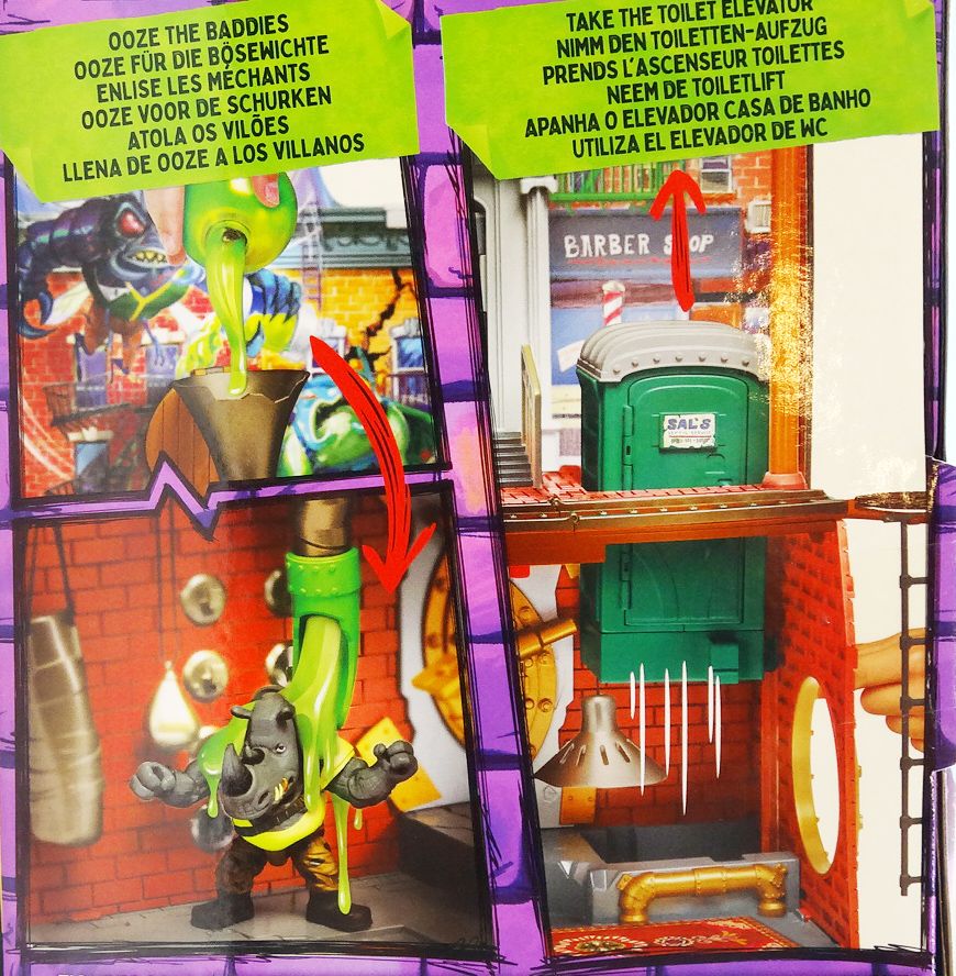 Teenage Mutant Ninja Turtles: Mutant Mayhem Sewer Lair Playset by Playmates  Toys