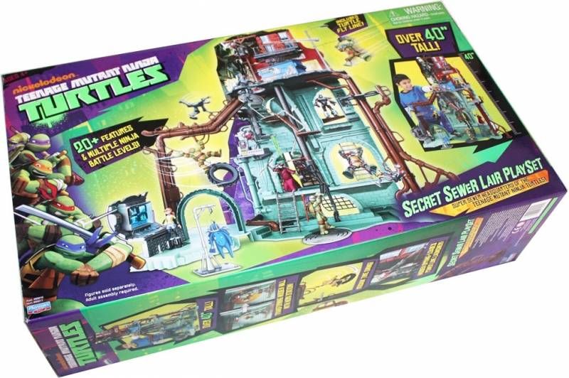 Turtles secret sewer lair playset clearance
