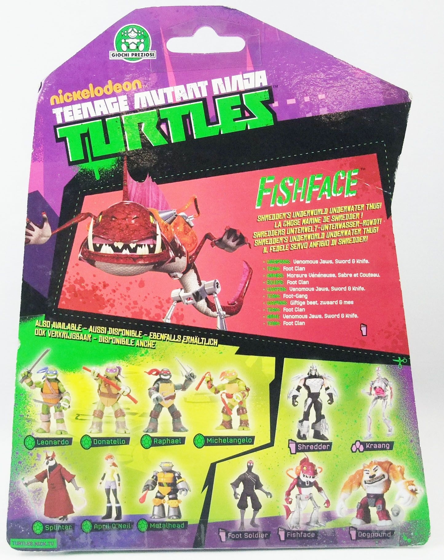 Teenage Mutant Ninja Turtles Nickelodeon 2012 Fishface