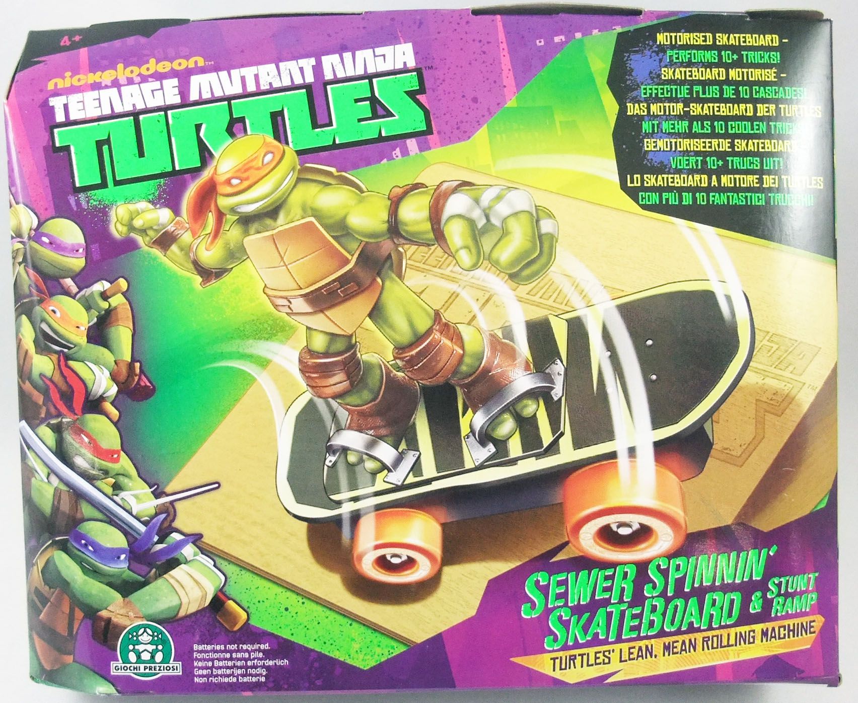 Mutant Ninja Turtles (Nickelodeon 2012) - Sewer Skateboard & Stunr Ramp