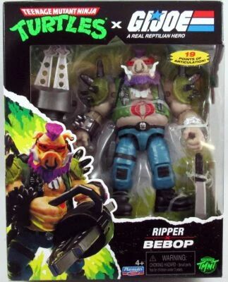 Teenage Mutant Ninja Turtles X G.I.Joe - Playmates - Ripper Bebop