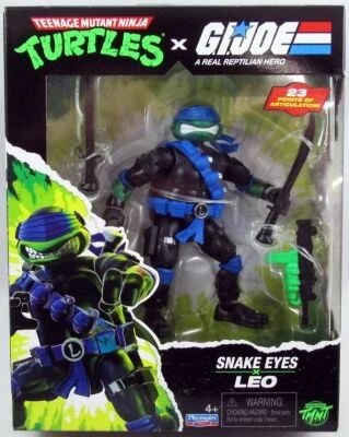 Teenage Mutant Ninja Turtles X G.I.Joe - Playmates - Snake Eyes Leo