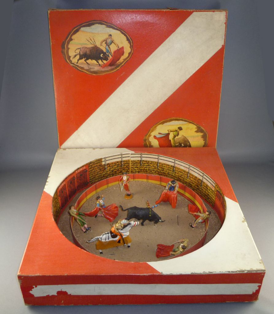 Bull Spanish de Diorama Teixido - box Plaza Ring Toros -