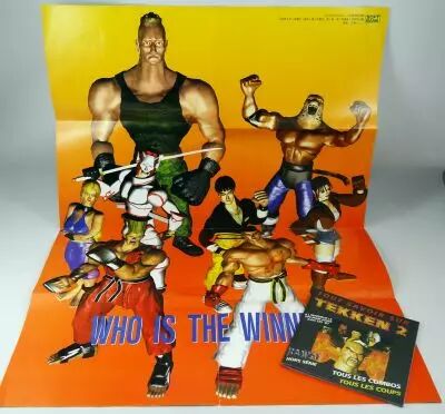Tekken 2 - Namco - Poster + Tips & Combos booklet
