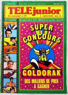 TELE Junior - Magazine Bi-Mensuel n�19 (mars 1979) : Goldorak, Spider-Man, Tarzan, Super Jaimie, Les Myst�res de l\'Ouest