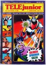 TELE Junior - Magazine Bi-Mensuel n&deg;22 (avril 1979) : Goldorak, Tarzan, Super Jaimie, Spider-Man, Myst&egrave;res de l\'Ouest, Star Wars