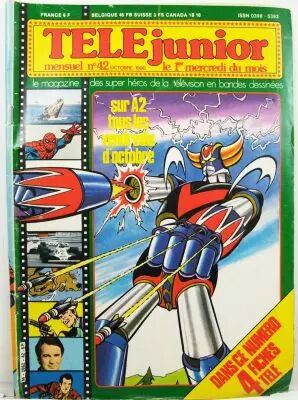 Télé Junior N°27 1980 – Goldorak – Poster Groquik Inclus – Rare