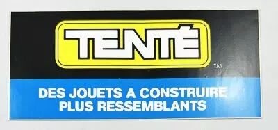 TENT� - Miro-Meccano -  Reseller Promotional Sticker (1980)
