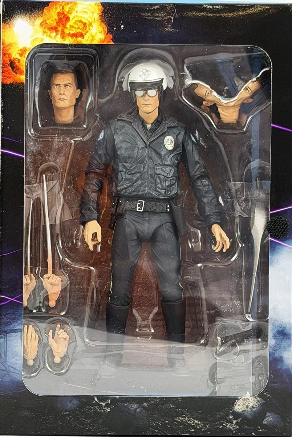 Terminator 2 - T-1000 (Motorcycle Cop) Ultimate Figure - NECA